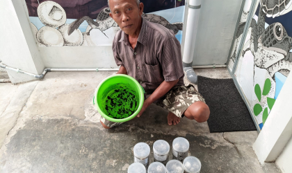 Menemukan Penyu Bertelur di Pantai Boom
