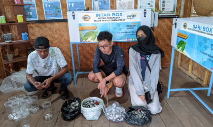 Menemukan Penyu Bertelur di Pantai Pulau Santen