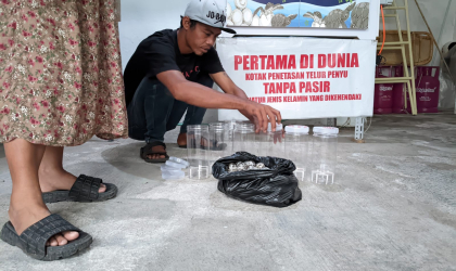 Menemukan Penyu Bertelur di Pantai Pondok Nongko