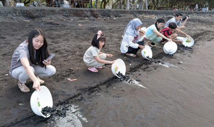 Pelepasliaran Tukik Bersama Deby