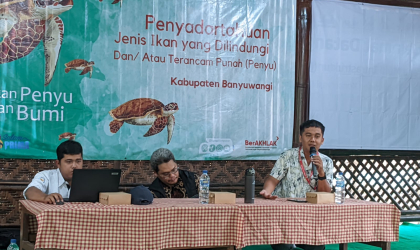 BSTF menghadiri kegiatan Penyadartahuan Jenis Ikan yang Dilindungi dan/atau Terancam Punah (Penyu)