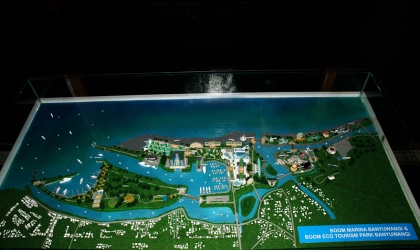 Pelepasliaran Tukik Dalam Acara Pencanangan Pelabuhan Marina