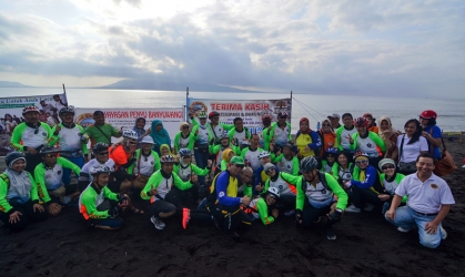 Pelepasliaran Tukik Bersama Alumnus kedokeran Universitas Brawijaya