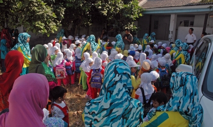 Sosialisasi Kepada Murid Paud dan TK Al Qomar