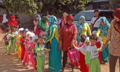 Sosialisasi Kepada Murid Paud dan TK Al Qomar