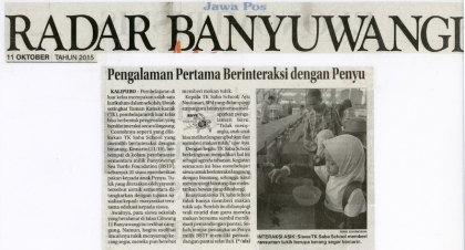 Sosialisasi Kepada Murid Tk SABA School