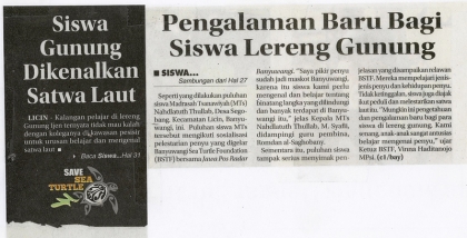 Sosialisasi Kepada Siswa MTs Nahdlatuth Thullab 2