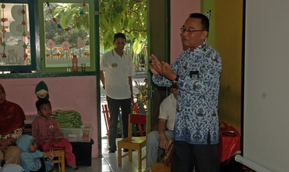 Sosialisasi Kepada Anak Anak PAUD-TK Aisyiyah I