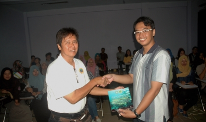 Sosialisasi kepada mahasiswa Unair Banyuwangi 