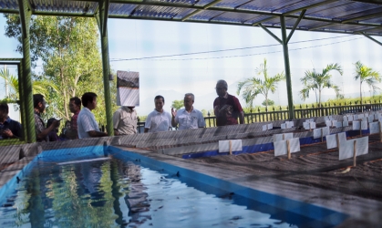 Kunjungan Komisaris PPI Bapak Saefuddin