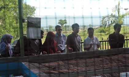 Kunjungan fakultas kedokteran hewan Unair