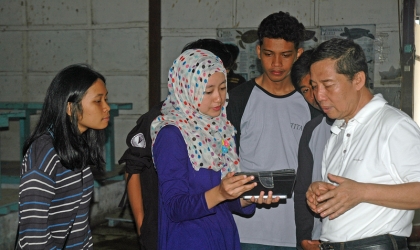 Kunjungan fakultas kedokteran hewan Unair