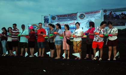 Pelepasliaran Tukik Bersama YPPI