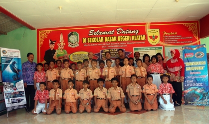Sosialisasi kepada Siswa SD Klatak