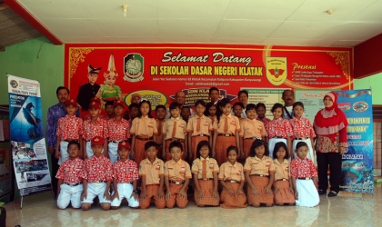 Sosialisasi kepada Siswa SD Klatak