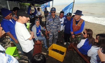 Pelepasliaran Tukik Bersama Sumber Yala