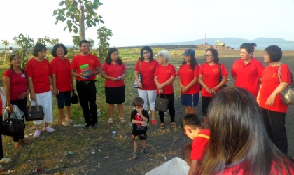 Pelepasliaran Tukik Bersama Anggota Gereja