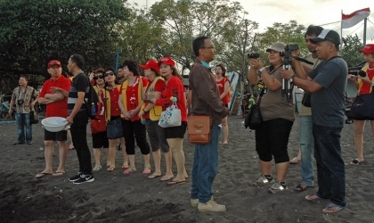 Pelepasliaran Tukik Bersama Lion Club