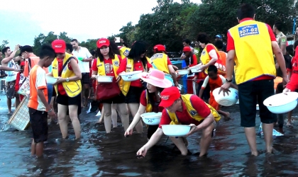 Pelepasliaran Tukik Bersama Lion Club