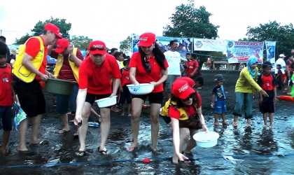 Pelepasliaran Tukik Bersama Lion Club