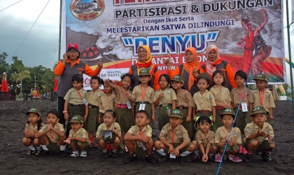 Pelepasliaran Tukik Bersama Perhutani