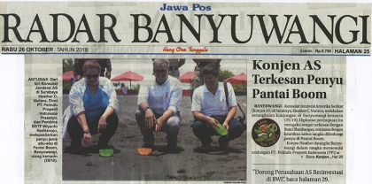 Pelepasliaran Tukik Bersama Konjen AS