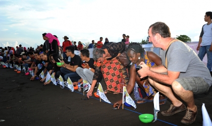 Pelepasliaran Tukik Memperingati Sumpah Pemuda