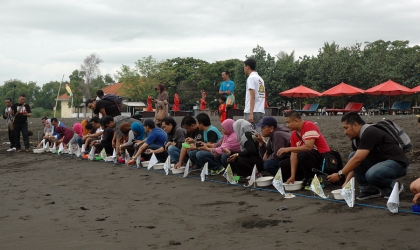 Pelepasliaran Tukik Bersama Radio SS