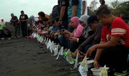 Pelepasliaran Tukik Bersama Radio SS