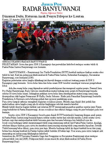 Sosialisasi Kepada Siswa SDN 2 Karangrejo