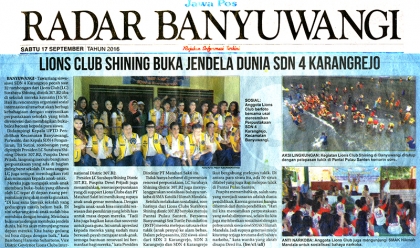 Sosialisasi Kepada Siswa SDN 4 Karangrejo