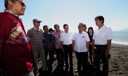 Pelepasliaran Tukik Bersama Komisaris PPI Bapak Saefuddin