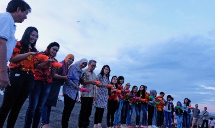 Pelepasliaran Tukik Bersama CSR BCA