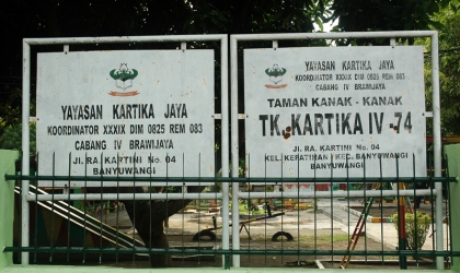 Sosialisasi Kepada TK Chandra