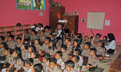 Sosialisasi Kepada TK Bhayangkari