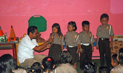 Sosialisasi Kepada TK Bhayangkari