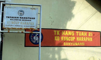 Sosialisasi Kepada TK Hang Tuah