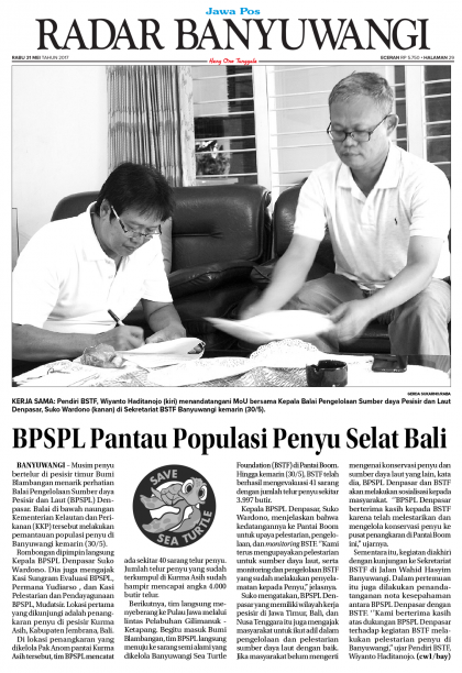 Kunjungan BPSPL Bali 