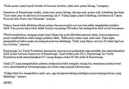 Pelepasliaran Tukik Bersama Pramuka & Masyarakat