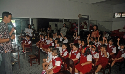 Sosialisasi Kepada Siswa Siswi TK Kasih Bunda Banyuwangi