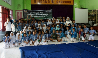 Sosialisasi Kepada Siswa Siswi SDN Penganjuran 4 Banyuwangi