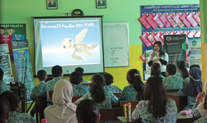 Sosialisasi Kepada Siswa Siswi SDN Kebalenan Banyuwangi