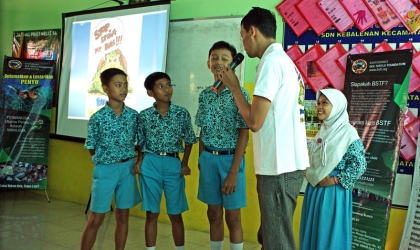 Sosialisasi Kepada Siswa Siswi SDN Kebalenan Banyuwangi
