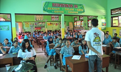 Sosialisasi Kepada Siswa Siswi SDN Kebalenan Banyuwangi