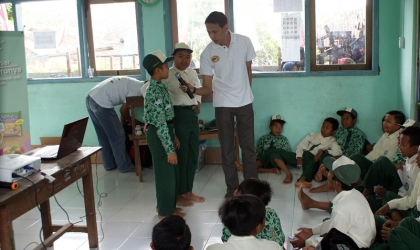 Sosialisasi Kepada Siswa Siswi MI Nurul Islam Banyuwangi