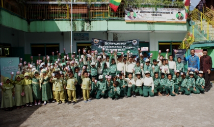 Sosialisasi Kepada Siswa Siswi MI Nurul Islam Banyuwangi