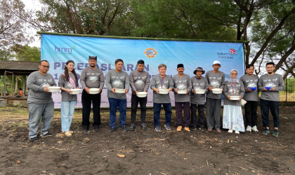 Pelepasliaran Tukik Bersama PT Telkom Indonesia